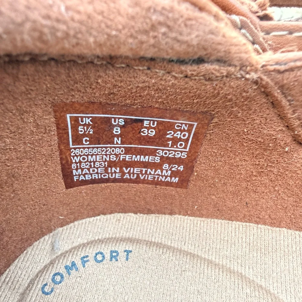 WOMENS CLARKS BROWN LEATHER MARY JANE ASHLAND SPIN Q COMFORT SHOES SIZE 8 NARROW - Picture 8 of 10